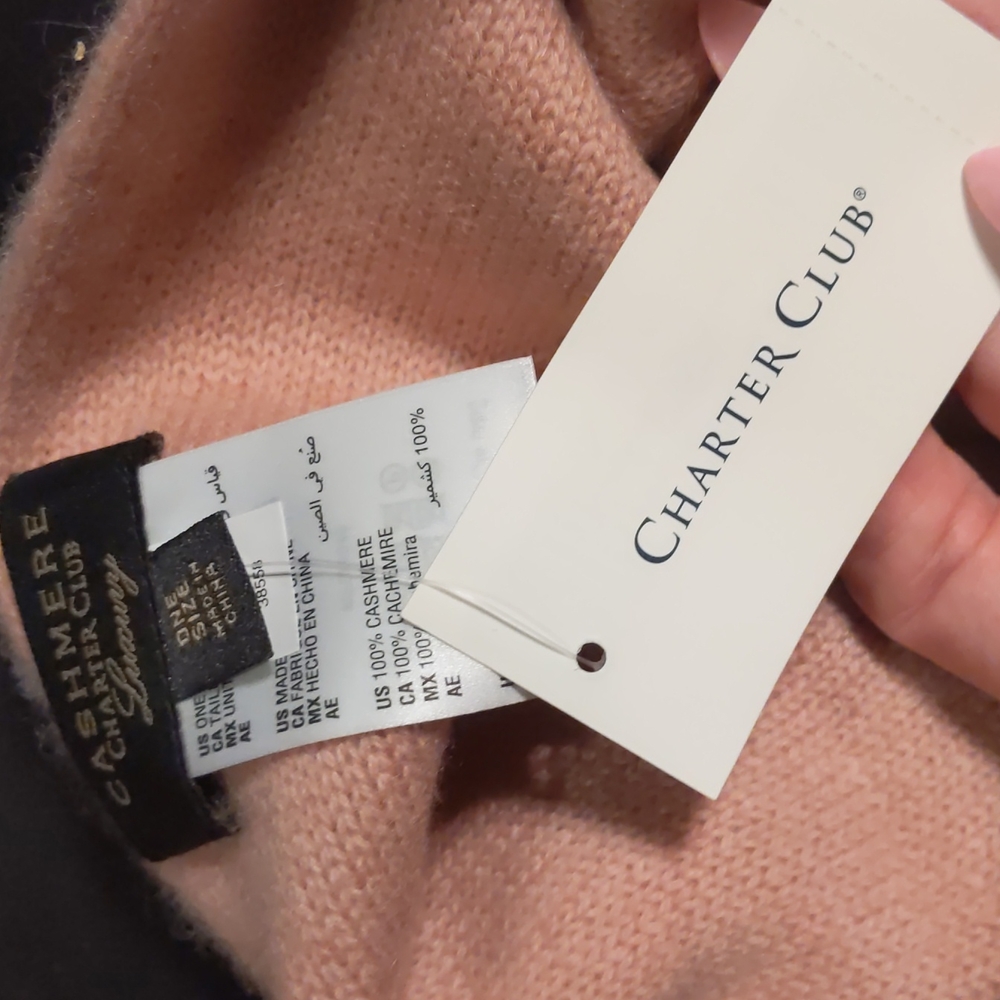 NWT Cashmere Chapter Club Luxury Winter Headband Hat Baby Barbie Pastel Pink - Picture 7 of 10